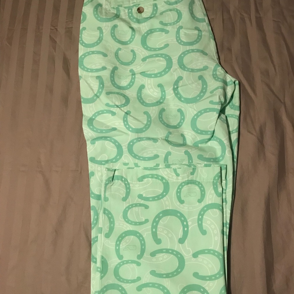 Vineyard Vines Kentucky Mint Julep Pants 35 x30 - Picture 3 of 5